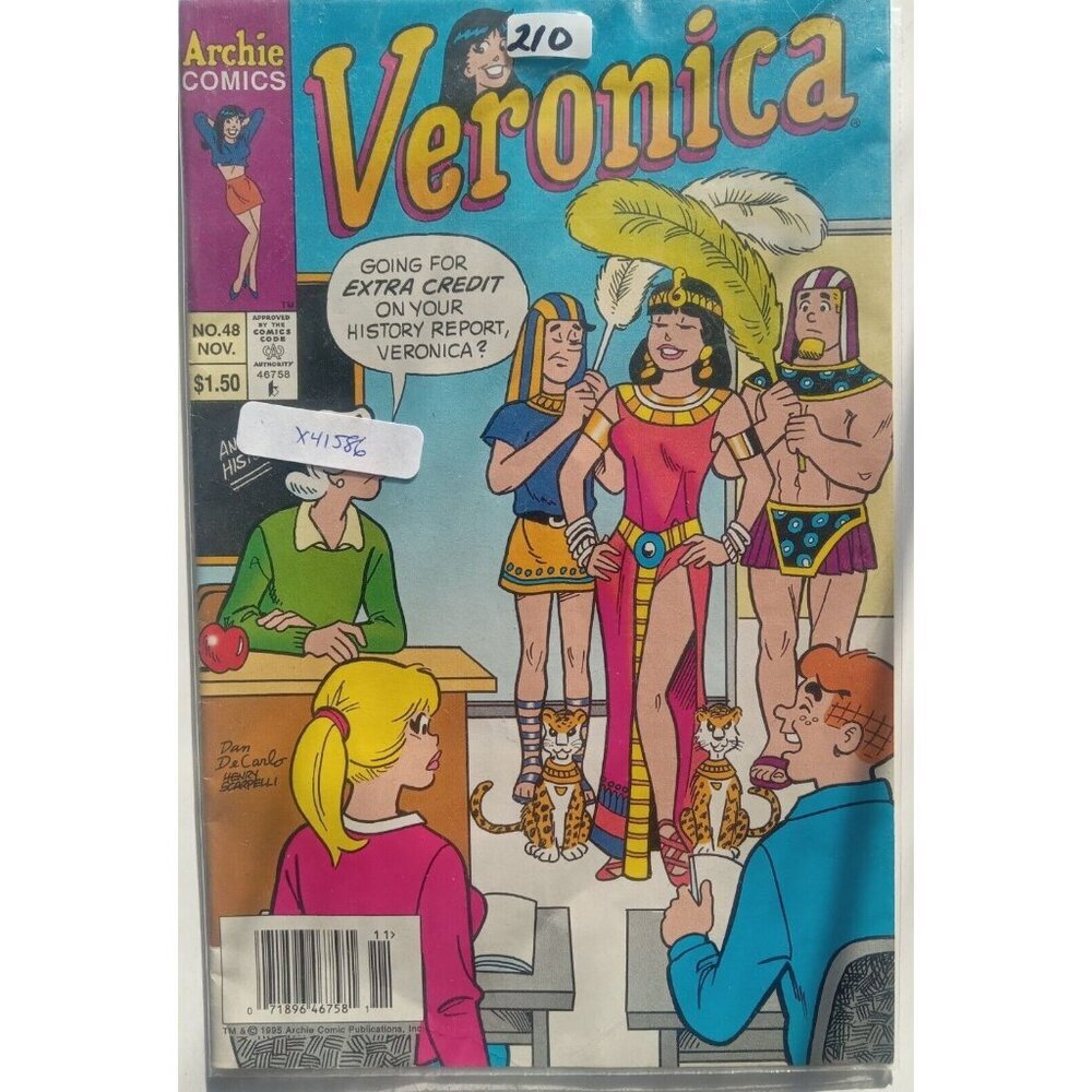Archie Comics Veronica #48 Vintage Teen Romance Humor Digest 90s Comic Book